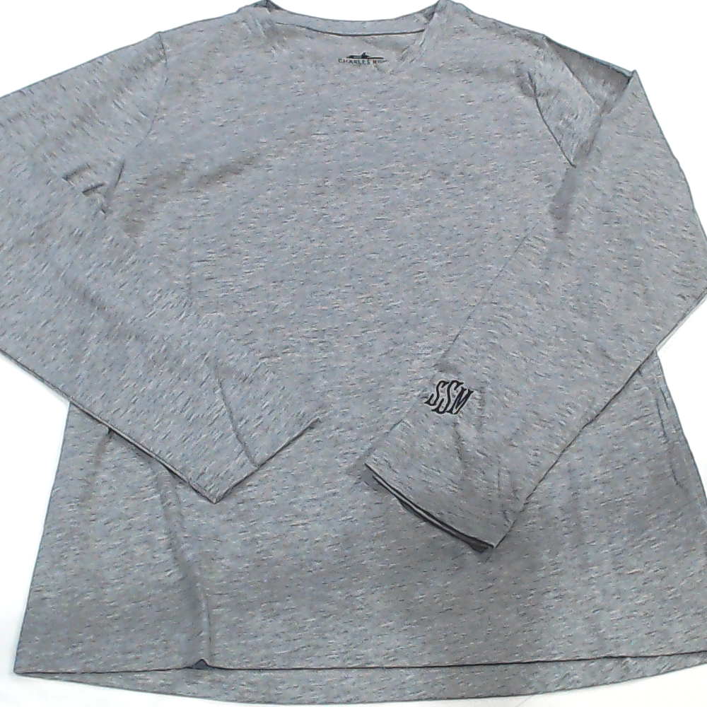 BLOOPER CLOTHING: Monogrammed Long Sleeve Crewneck Shirt