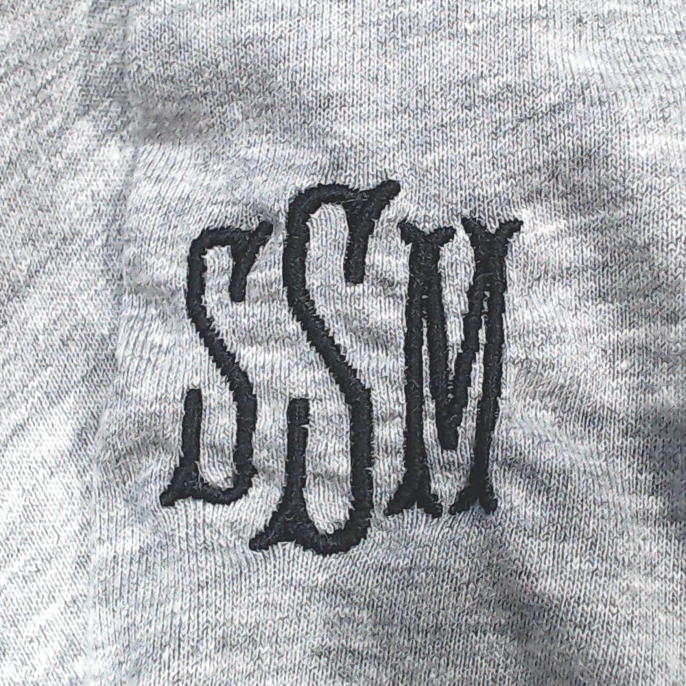 BLOOPER CLOTHING: Monogrammed Long Sleeve Crewneck Shirt