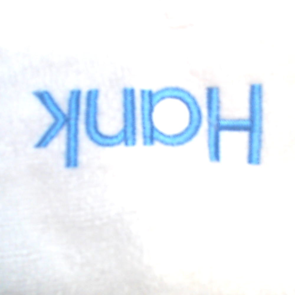 BLOOPER KIDS: Monogrammed Outline Baby Bib