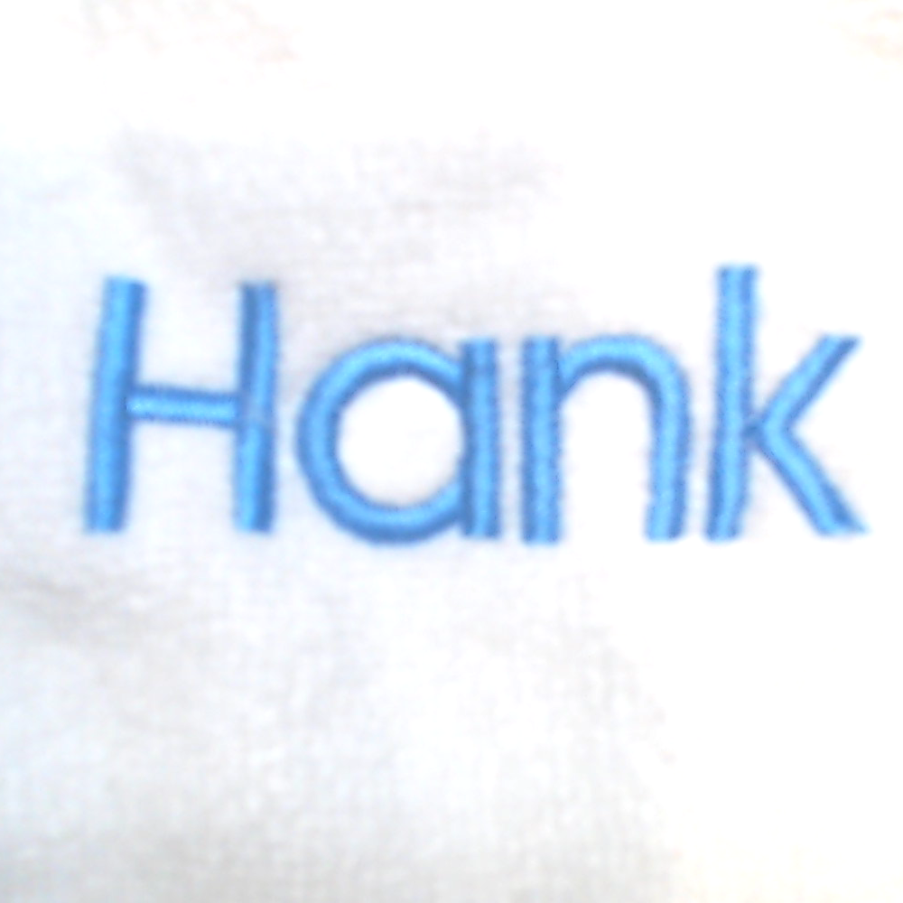 BLOOPER KIDS: Monogrammed Outline Baby Bib