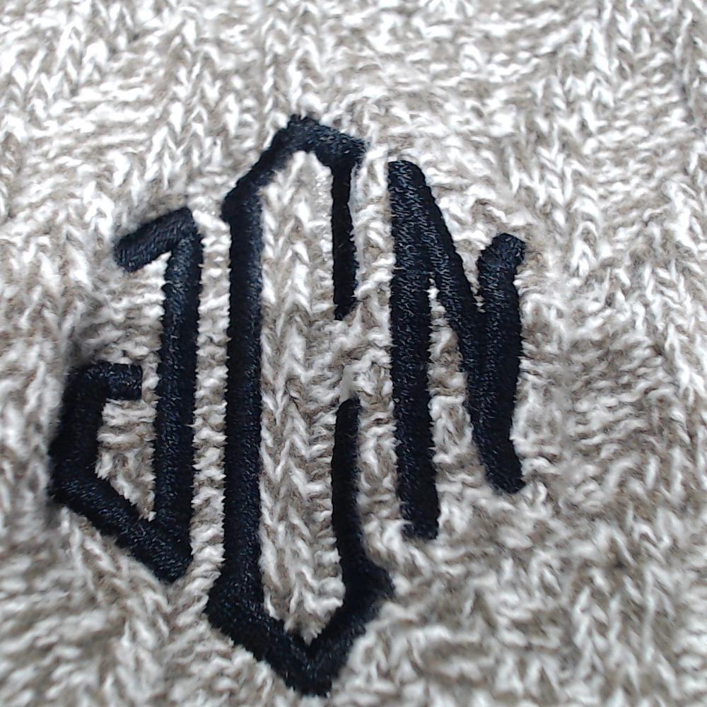 BLOOPER ACCESSORY: Monogrammed Socks