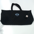 BLOOPER BAG: Monogrammed Diamond Quilted Weekender