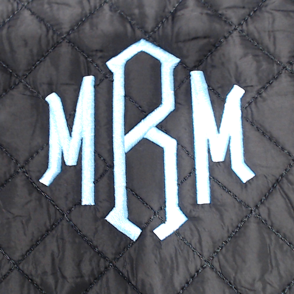 BLOOPER BAG: Monogrammed Diamond Quilted Weekender