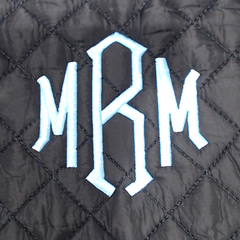 BLOOPER BAG: Monogrammed Diamond Quilted Weekender