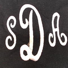 BLOOPER CLOTHING: Monogrammed Ruffle Pajama Shirt