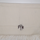 BLOOPER ACCESSORY: Monogrammed Cashmere Feel Scarf