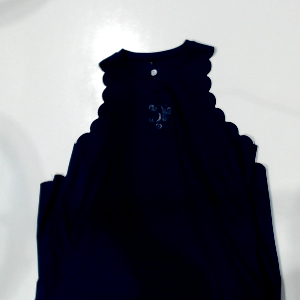 BLOOPER CLOTHING: Monogrammed Scalloped Exercise Dress