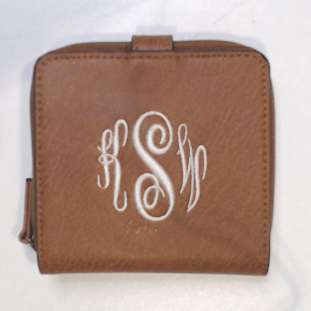 BLOOPER ACCESSORY: Monogrammed Square Wallet