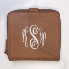 BLOOPER ACCESSORY: Monogrammed Square Wallet