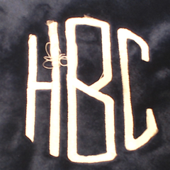 BLOOPER KIDS: Monogrammed Baby Blanket