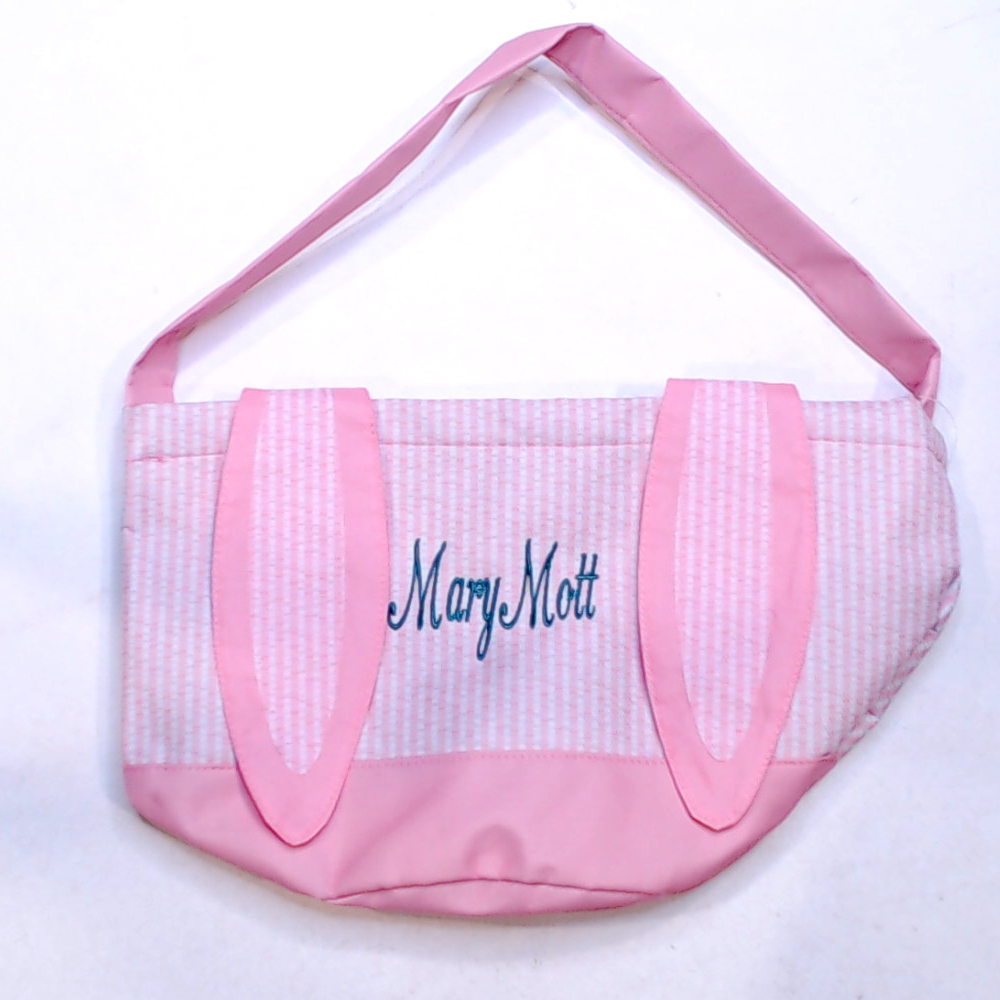 BLOOPER KIDS: Monogrammed Bunny Easter Basket