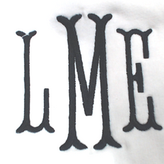 BLOOPER CLOTHING: Monogrammed Quarter Zip Sweatshirt
