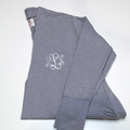 BLOOPER CLOTHING: Monogrammed Sweatshirt Cardigan