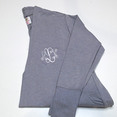 BLOOPER CLOTHING: Monogrammed Sweatshirt Cardigan