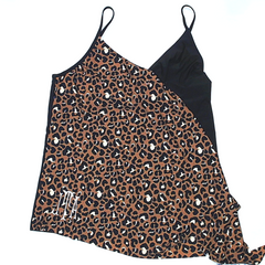 BLOOPER SWIM: Monogrammed Ruched Tankini