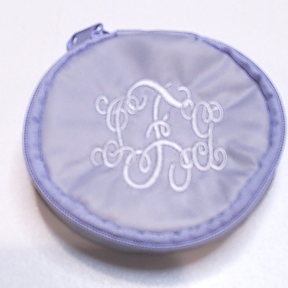 BLOOPER ACCESSORY: Monogrammed Travel Jewelry Case