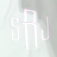 BLOOPER CLOTHING: Monogrammed Girls Scallop Dress