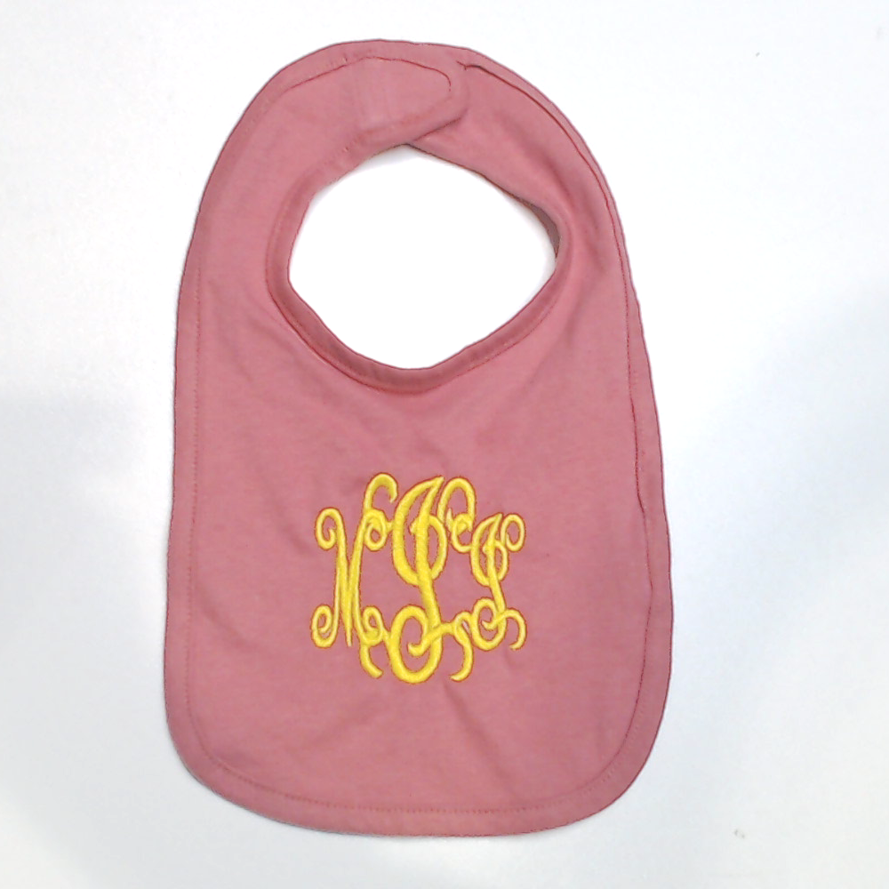 BLOOPER KIDS: Monogrammed Baby Bib