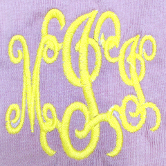 BLOOPER KIDS: Monogrammed Baby Bib