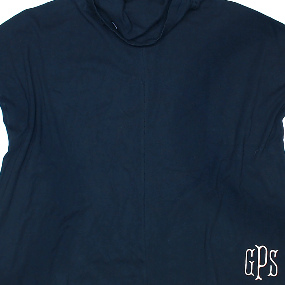 BLOOPER CLOTHING: Monogrammed Cowl Neck Poncho