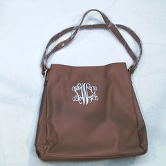BLOOPER BAG: Monogrammed Hobo Purse