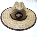 BLOOPER ACCESSORY: Monogrammed Straw Hat