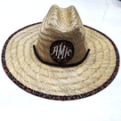 BLOOPER ACCESSORY: Monogrammed Straw Hat
