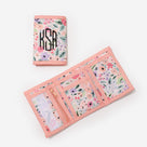 Personalized Kids Wallet | Coral Floral