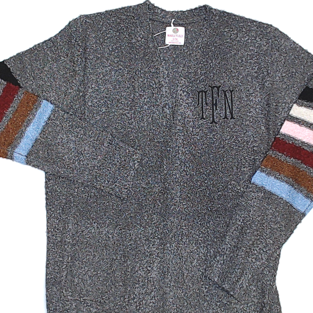BLOOPER CLOTHING: Monogrammed Cardigan