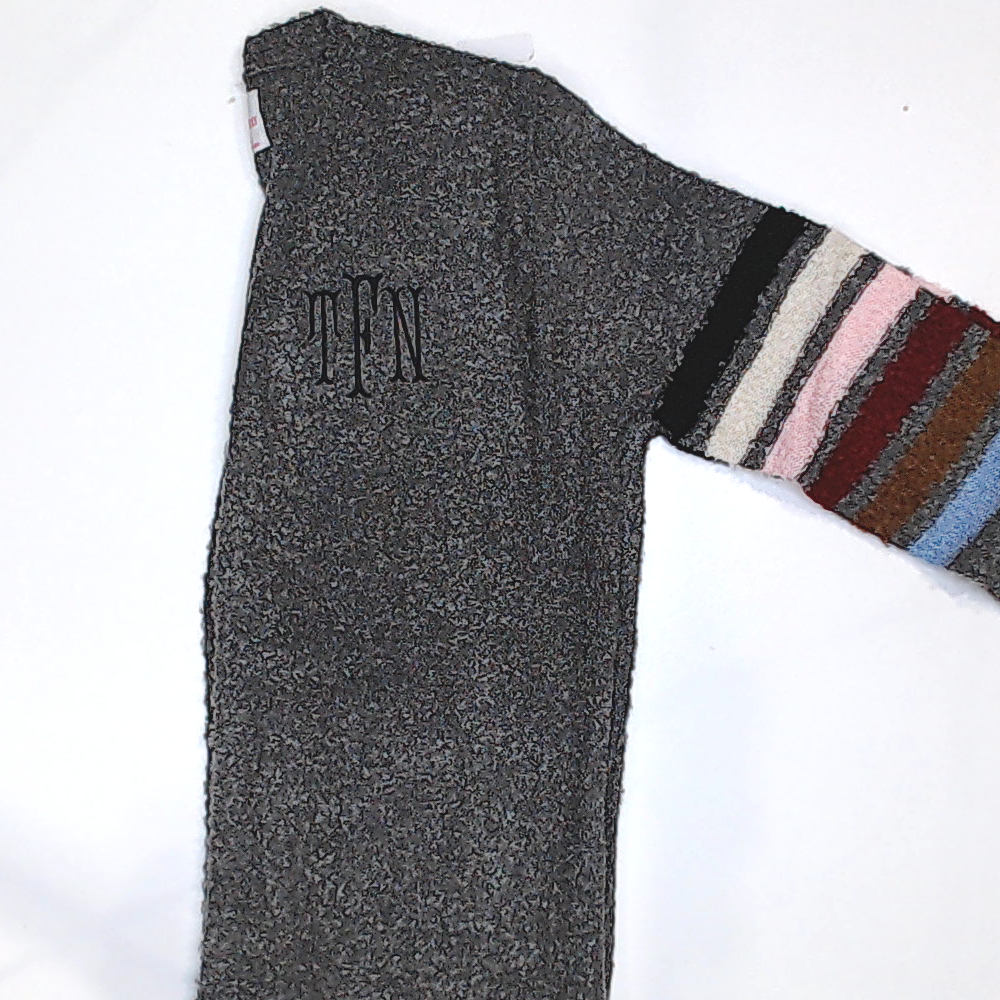 BLOOPER CLOTHING: Monogrammed Cardigan
