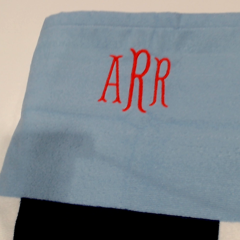 BLOOPER SWIM: Monogrammed Beach Towel