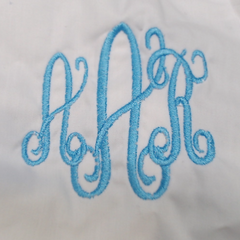BLOOPER KIDS: Monogrammed White Eyelet Baby Bloomers