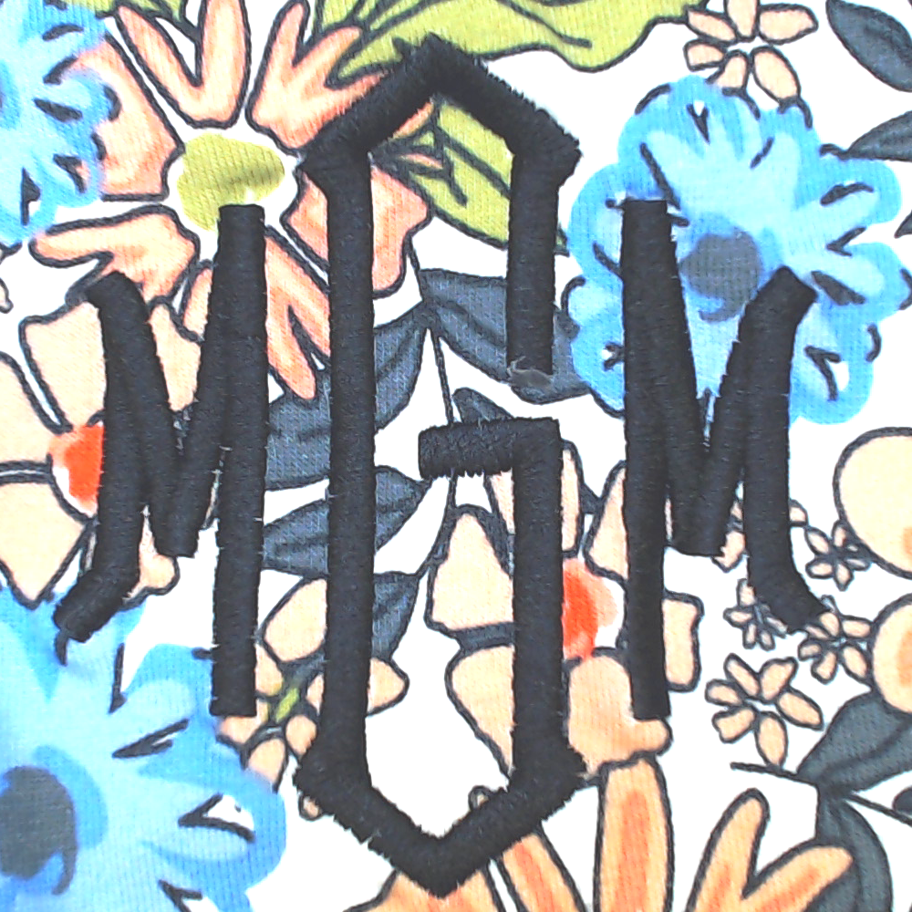 BLOOPER CLOTHING: Monogrammed Ruffle Top