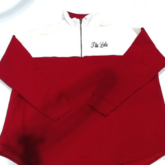 BLOOPER CLOTHING: Monogrammed Quarter Zip Sweatshirt