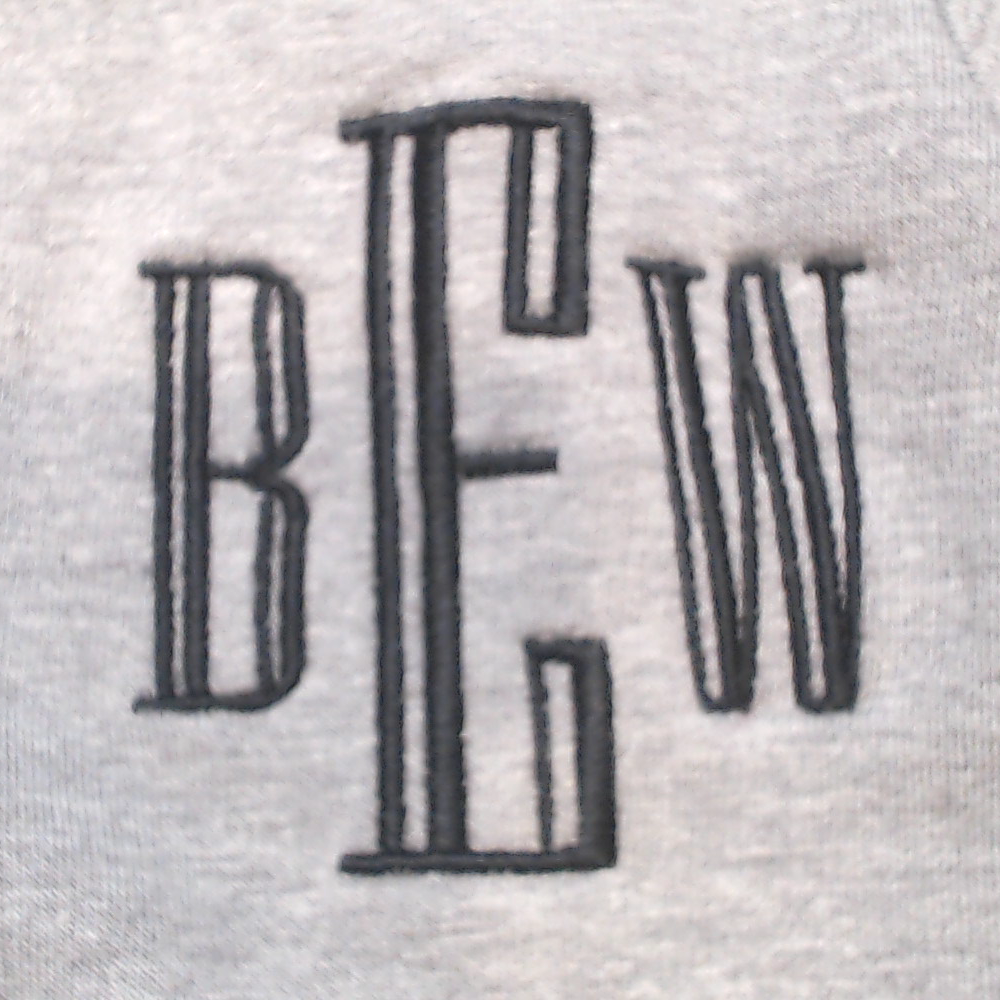 BLOOPER KIDS: Monogrammed Kids Pullover Sweatshirt