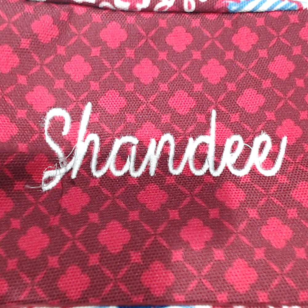 BLOOPER ACCESSORY: Monogrammed Bible Carrier