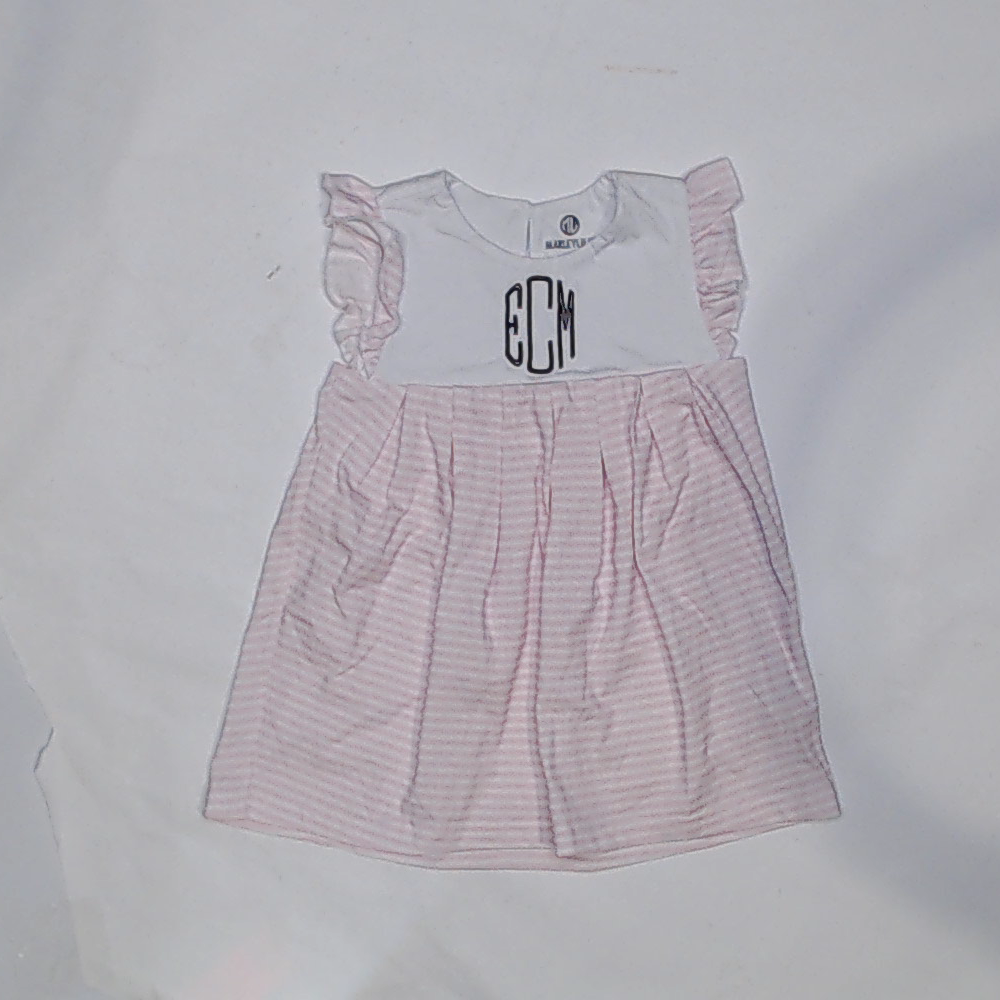 BLOOPER CLOTHING: Monogrammed Sunday Dress