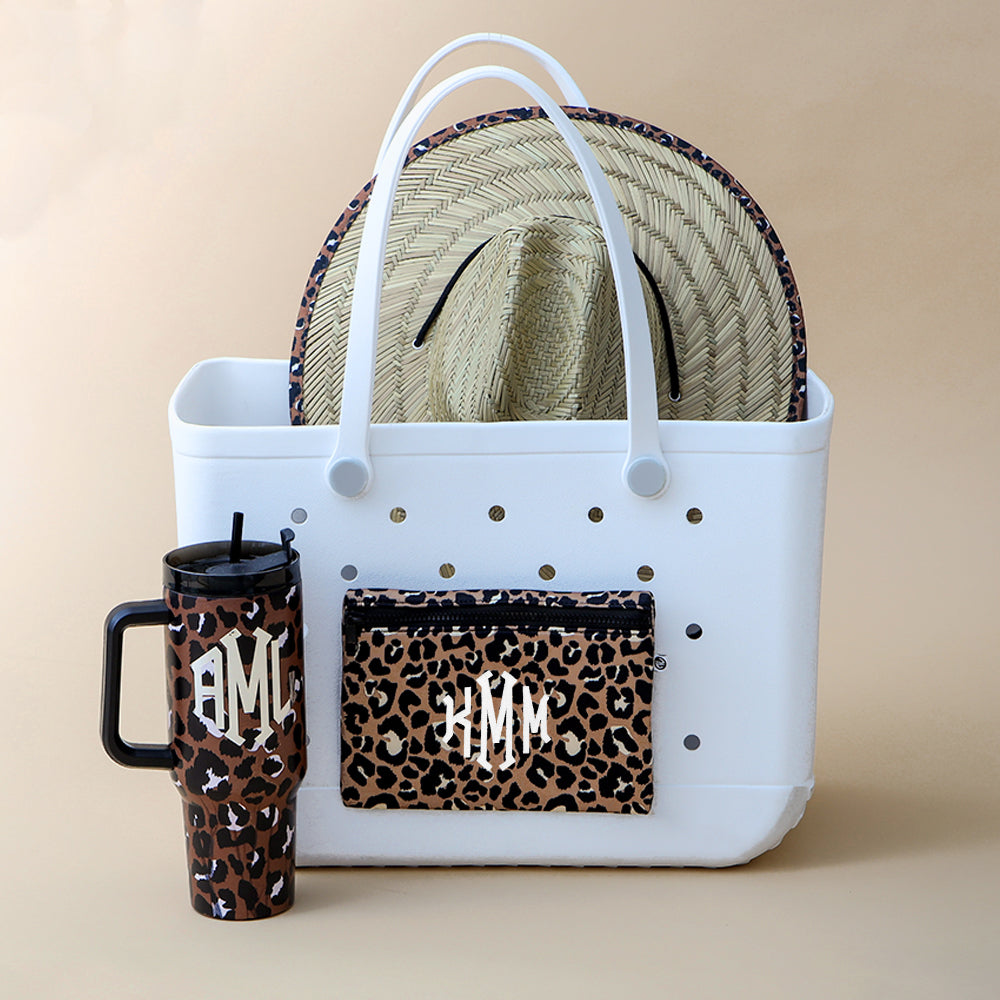 Waterproof Beach Bag Pouch in Cheetah