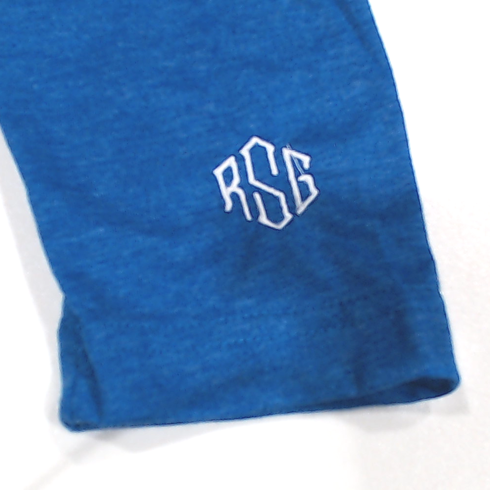 BLOOPER CLOTHING: Monogrammed Long Sleeve Crewneck Shirt