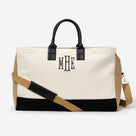 Monogrammed Upscale Weekender | Ivory