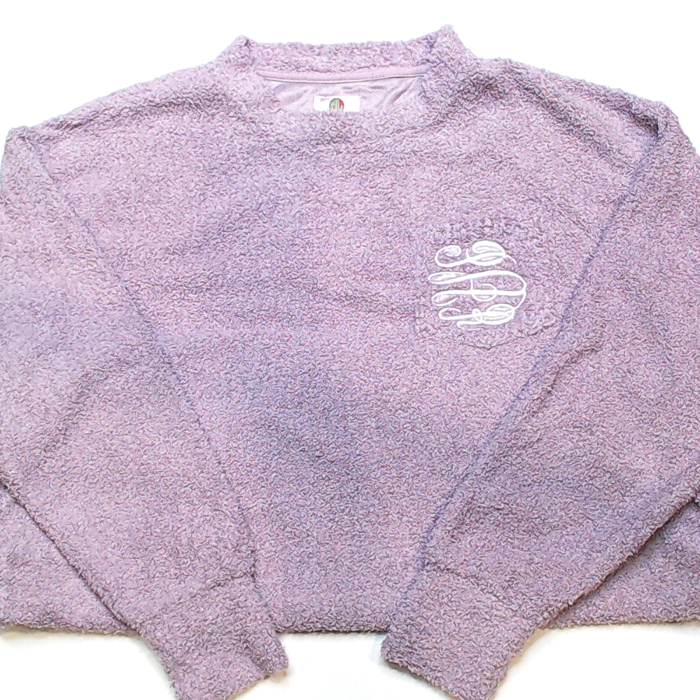 BLOOPER CLOTHING: Monogrammed Pullover Sweatshirt