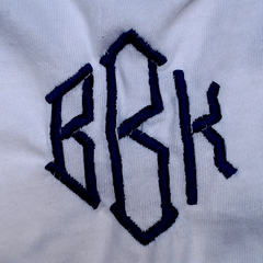 BLOOPER KIDS: Monogrammed Baby Bib