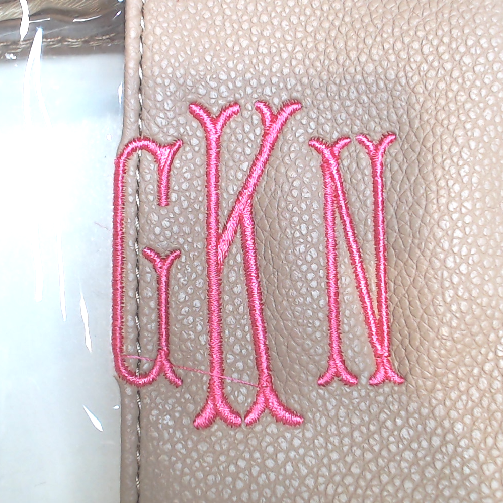 BLOOPER BAG: Monogrammed Clear Stadium Crossbody Bag