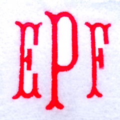 BLOOPER ACCESSORY: Monogrammed Hand Towel