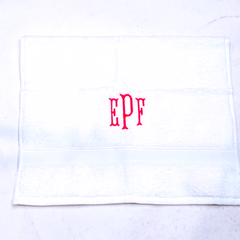 BLOOPER ACCESSORY: Monogrammed Hand Towel