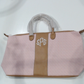 BLOOPER BAG: Monogrammed Seersucker Weekender - Promotional
