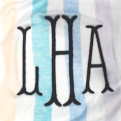 BLOOPER KIDS: Monogrammed Girls Ruffle Dress