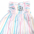 BLOOPER KIDS: Monogrammed Girls Ruffle Dress