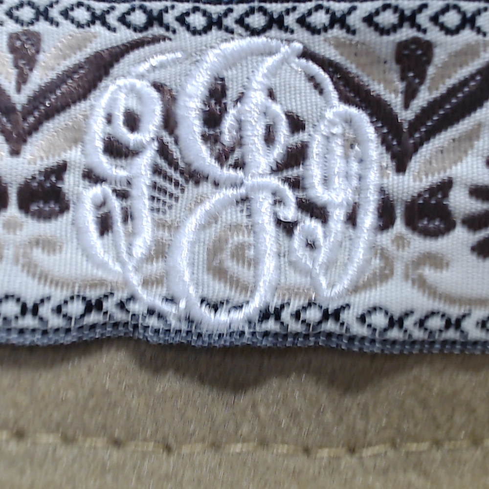 BLOOPER ACCESSORY: Monogrammed Wide Brim Hat