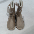 BLOOPER KIDS: Monogrammed Kids Sherpa Tie Booties